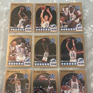 Miami NBA Hoops Card Set - Gold and Blue